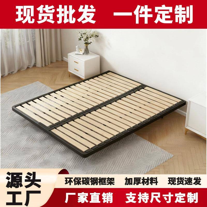无床头悬浮床现代简约单人床小户型出租屋床双人床碳素钢悬浮床架