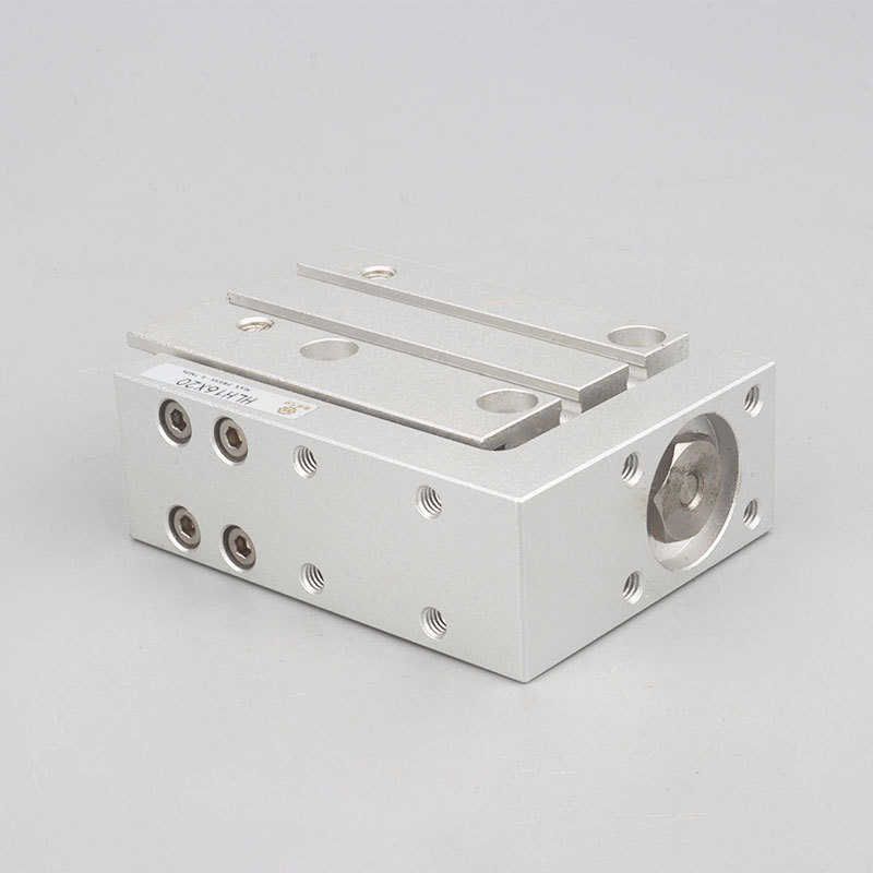 亚德客型精密滑台导轨气缸HLH20X5X10X15X20X25X30X40X50X60