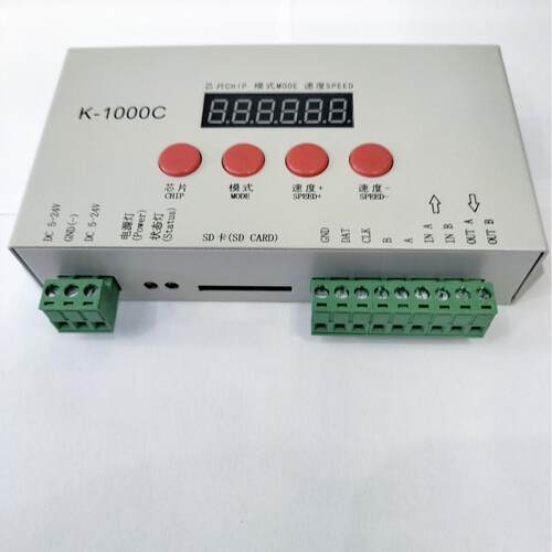 K-1000C 幻彩 编程 控制器led控制器 DMX512控制单双线IC控制器