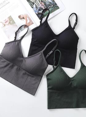 6Pack Stretchy Sleeveless Crop Tops Ribbed Tank Tops for