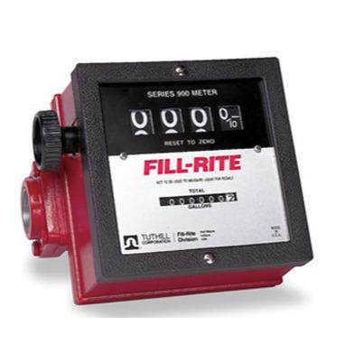 Fill-Rite4位机械流量计FR901适应液体，柴油燃料，汽油等