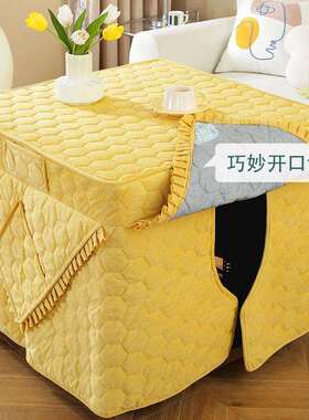 新款烤火罩套加绒烤火罩电桌烤炉罩套电炉桌被布正方SrfhR26m火形