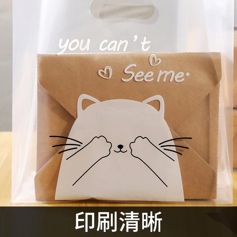 新款直销塑料袋食品袋甜品沙拉烘焙烧烤炸鸡袋子商用外卖打包袋加