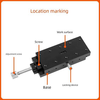 X轴燕尾槽平台进给丝杆型怡合达款手动滑台E-EIK01/02-4060/4090