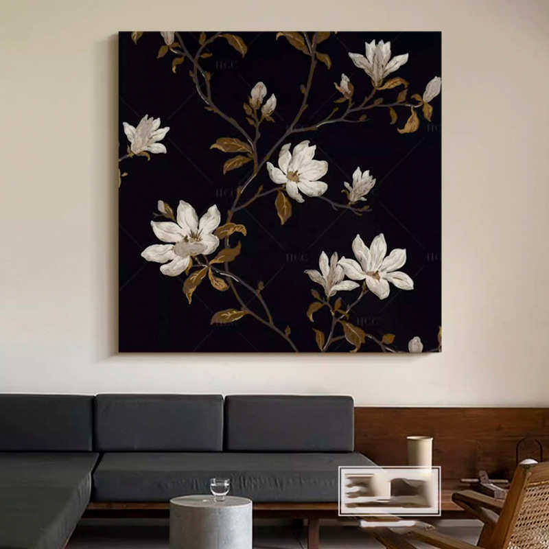 法式复古中古风手绘油画挂画客厅背景墙沙发后装饰画玄关肌理壁画,家居饰品,油画,淘宝优惠券,粉丝福利购,淘宝优惠卷