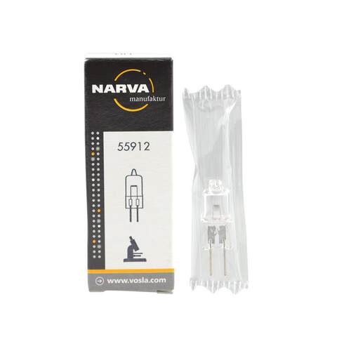 narva灯泡55912 HLL 6V20W利华卤素米泡光学仪器灯珠
