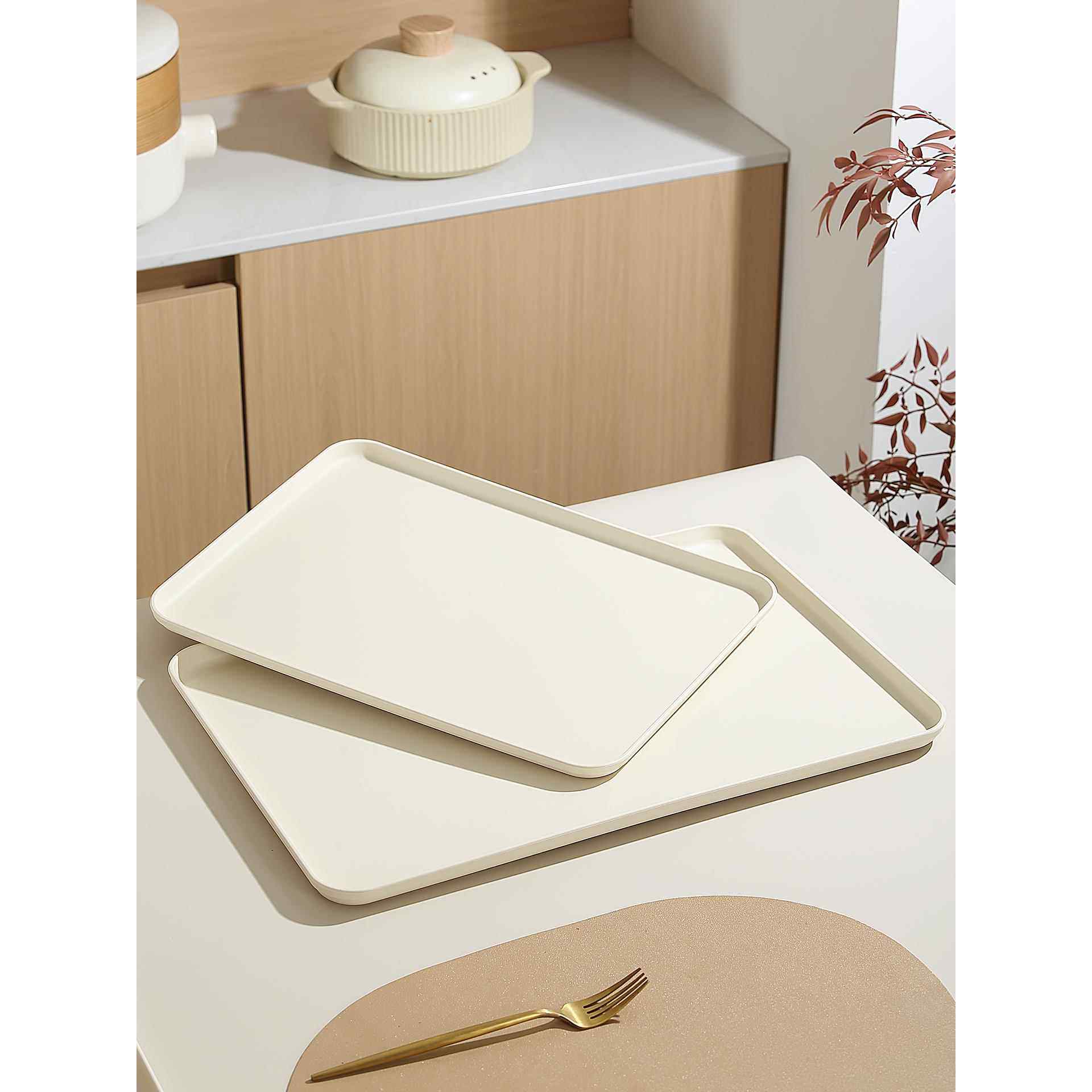 特大号塑料托盘长方形茶盘商用餐厅饭店上菜快餐盘家用杯子水果盘,餐饮具,盘,淘宝优惠券,粉丝福利购,淘宝优惠卷