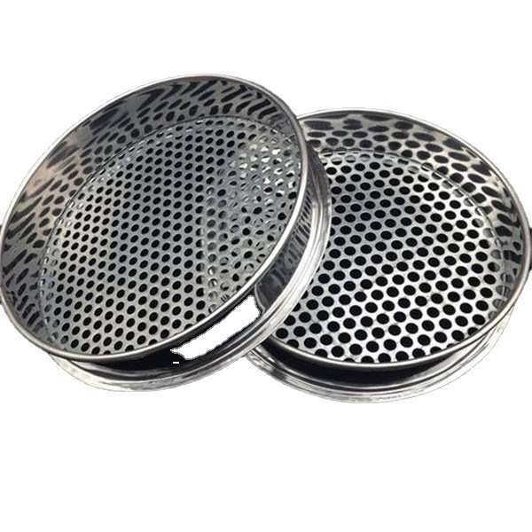 筛蓝莓筛土壤砂石筛   实验标准筛 不锈钢圆孔网筛盘 圆孔分样筛