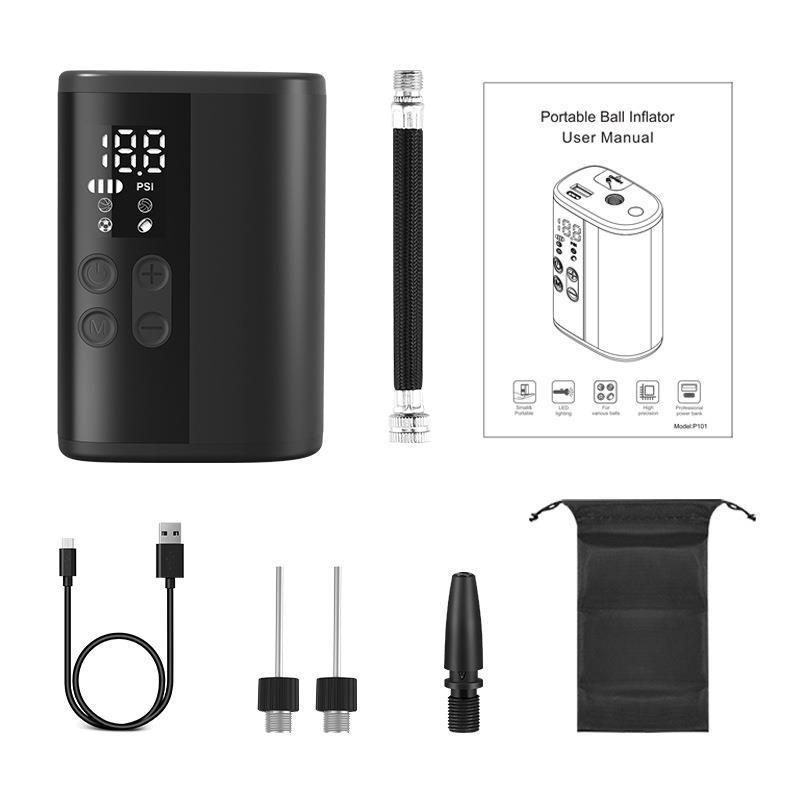 新便携式篮球 电动气泵打气筒排球通用沃充迷你多功能足球球类