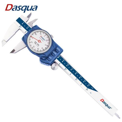 达时科高精度数显带表卡尺IP67防水防尘合金罩壳多功能工业级代表
