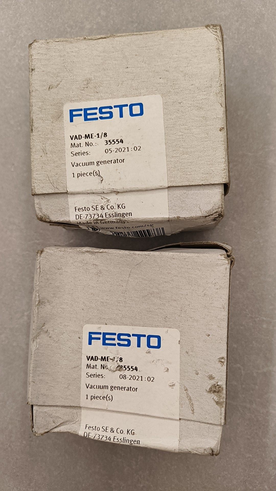 FESTO费托斯真空发生器 VAD-ME-1/8  3555