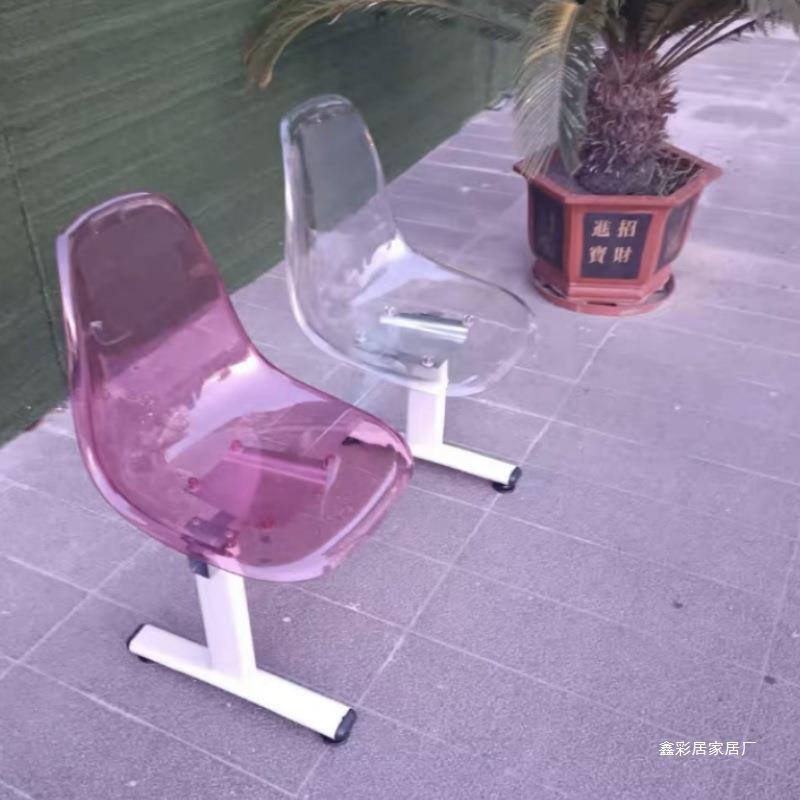 塑料排椅网红店服装店咖啡店蛋糕店门口户外影楼拍摄创意道具椅子