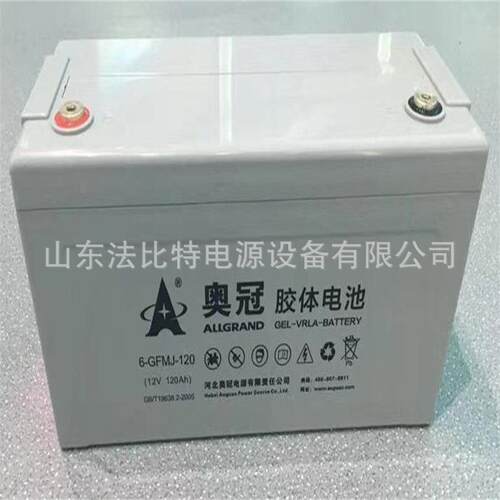奥冠太阳能蓄电池6-GFMJ-200光伏发电12V200Ah太阳能储能发电