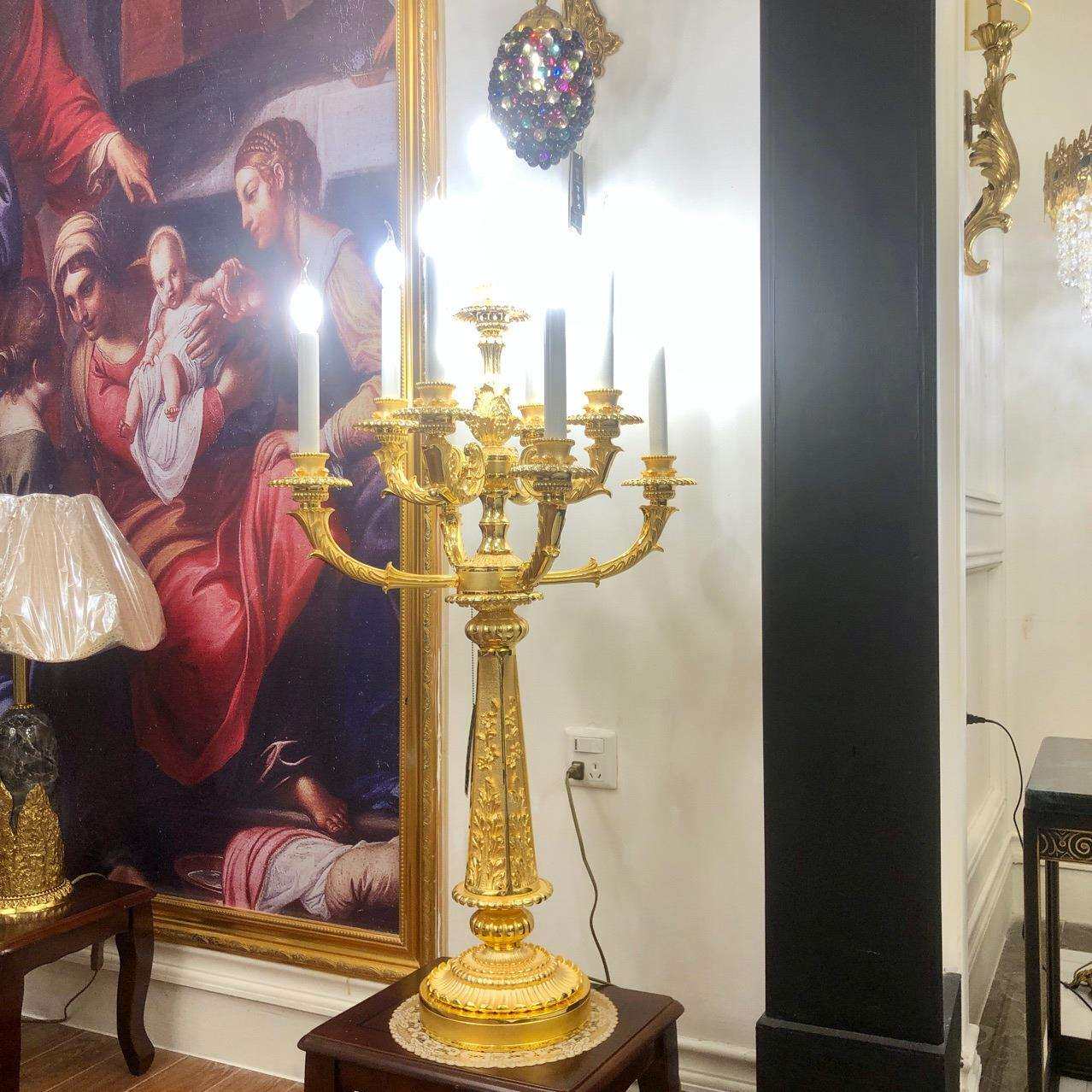 轻奢简约法式全铜客厅台灯大气豪华别墅装饰灯床头灯具卧室高级感