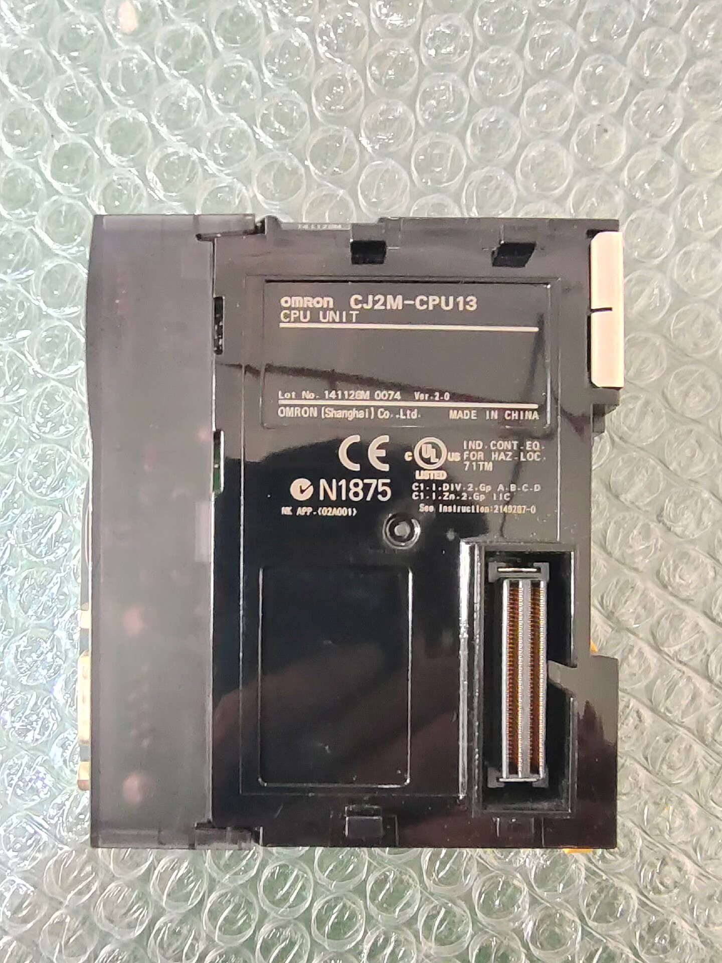 OMRON 欧姆龙  CJ2M-CPU13  实物拍摄  功