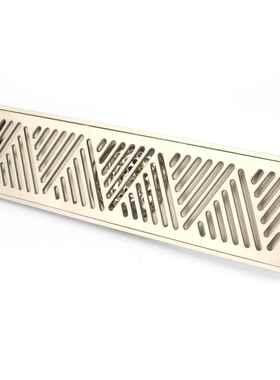 邦琦防臭地加厚长底条地漏卫生间淋浴房大排量80328+漏座道下水浴