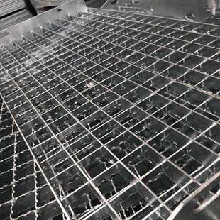 平台踏步重型插接钢格板 热镀锌排水沟盖板 工业污水排水钢格板