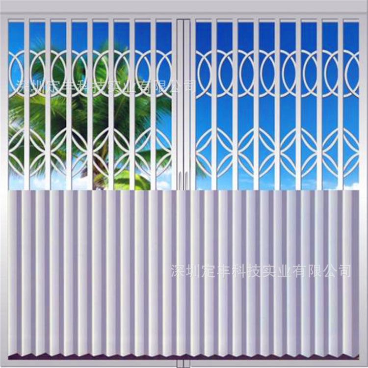 深圳不锈钢推拉折叠移门门阳台拉闸门拉厂家直销UAV空门包镂测量