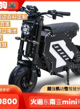 疯狗YYDS迷你智能电动摩托 双驱动可带座椅电动滑板车