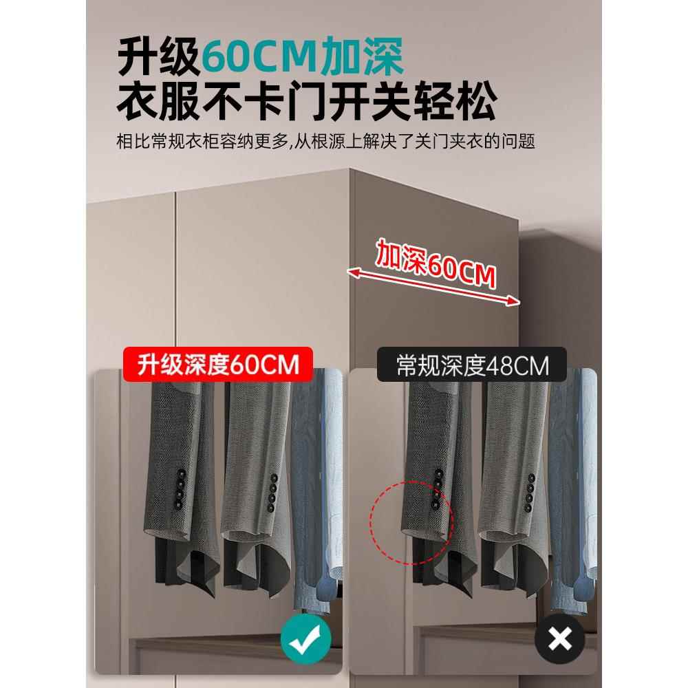 实木衣柜卧室家用储物经济型出租房用可可订小户型组装收纳大衣橱