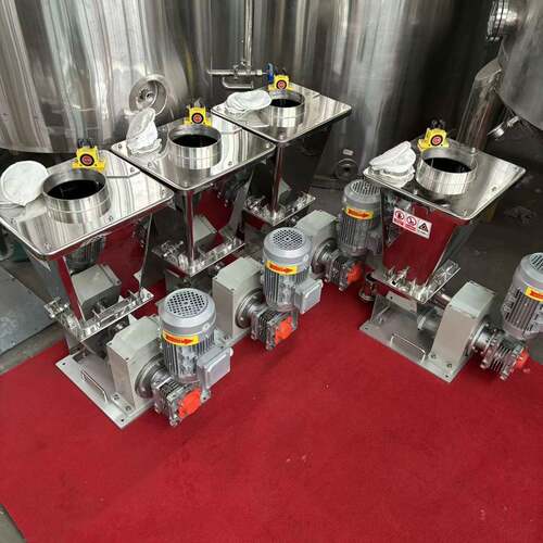 316L喂料机双轴给料器槽式粉体输送机螺旋绞龙上料机化工医316L