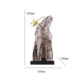 酒店装 酒柜客厅树脂禅意摆件创意假山现代 饰品茶室玄关雕塑新中式