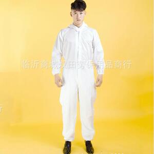 防静电连体带帽防尘工作服洁净室防尘服连体衣车间喷漆净化服