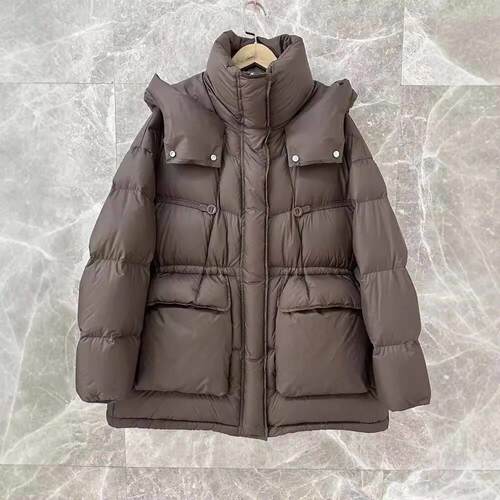 Medium to long down jacket women