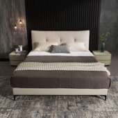 室意式 布艺床主卧双人ORC猫奢1.8现代简约爪皮女孩公主青少年婚轻