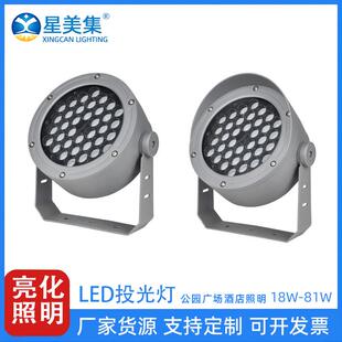 48W 户外园林竹林森林投光灯LED可调角度照树灯 18W 36W 81W 72W