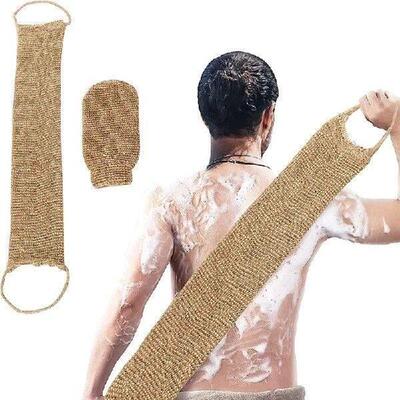 Ramie Jute Bath Towel Shower Towel Back Body Exfoliating