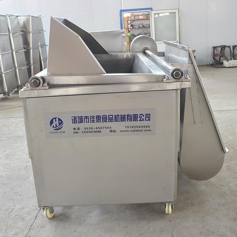 嘉惠牌全自动油炸机豆制品薯片等油炸机上浆上粉油炸设备