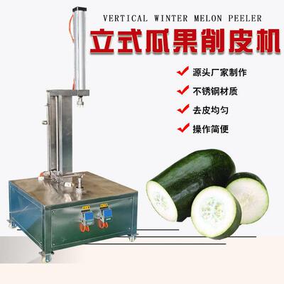 瓜果削皮机SXP300型双头冬瓜削皮机现货供应南瓜哈密瓜去皮设备
