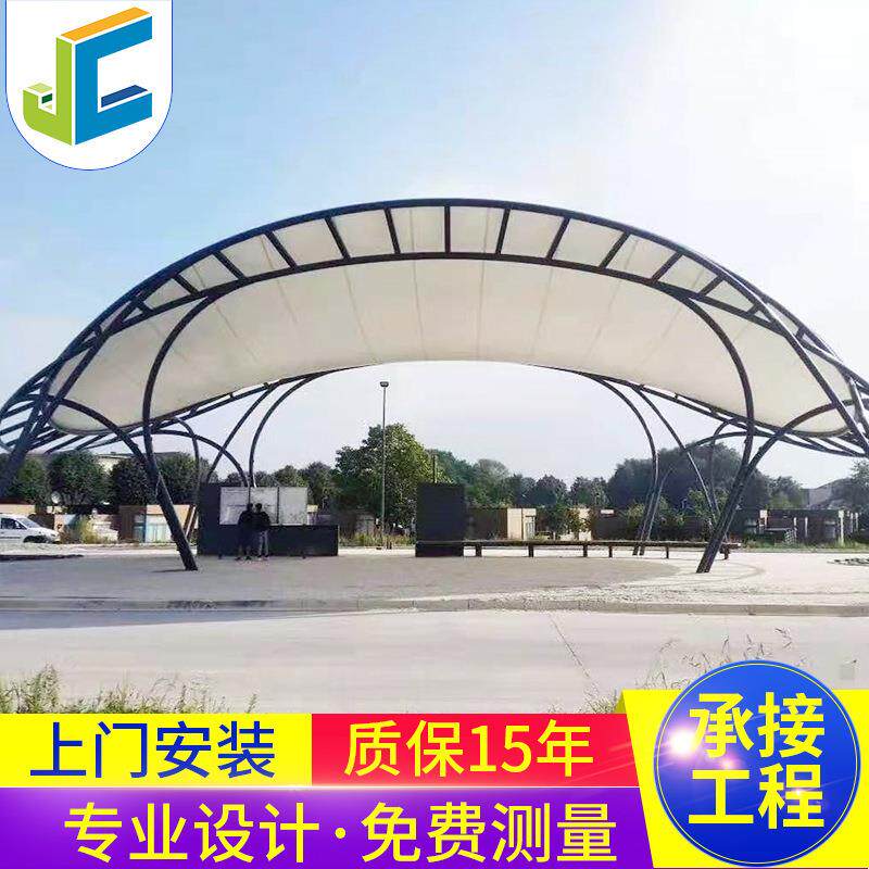 景观膜结构厂家膜结构遮阳伞棚膜结构公共设施风景区膜结构设计