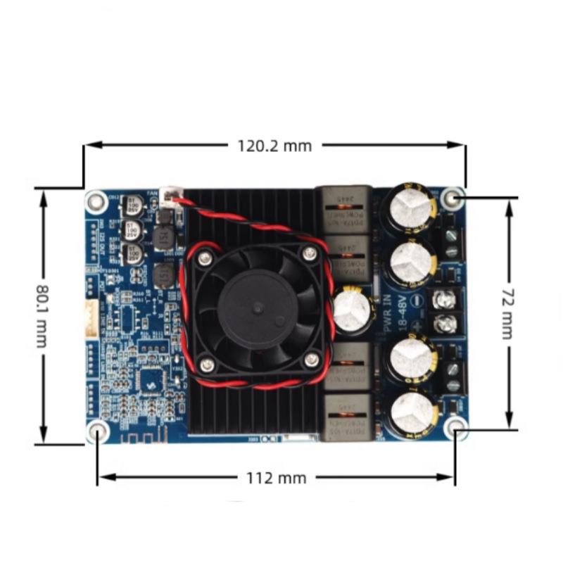 BDM8-ATPA32552x300W发烧HIFI数字功放板大功率2.0声道立体