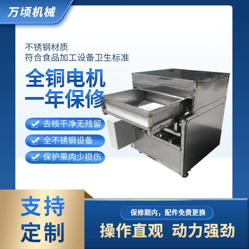 供应转盘式红枣去核机全自动脱核设备可切口