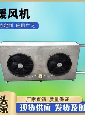 5TS不锈钢双风机暖风机4NF工业蒸汽型暖风机花卉大棚热水暖风机