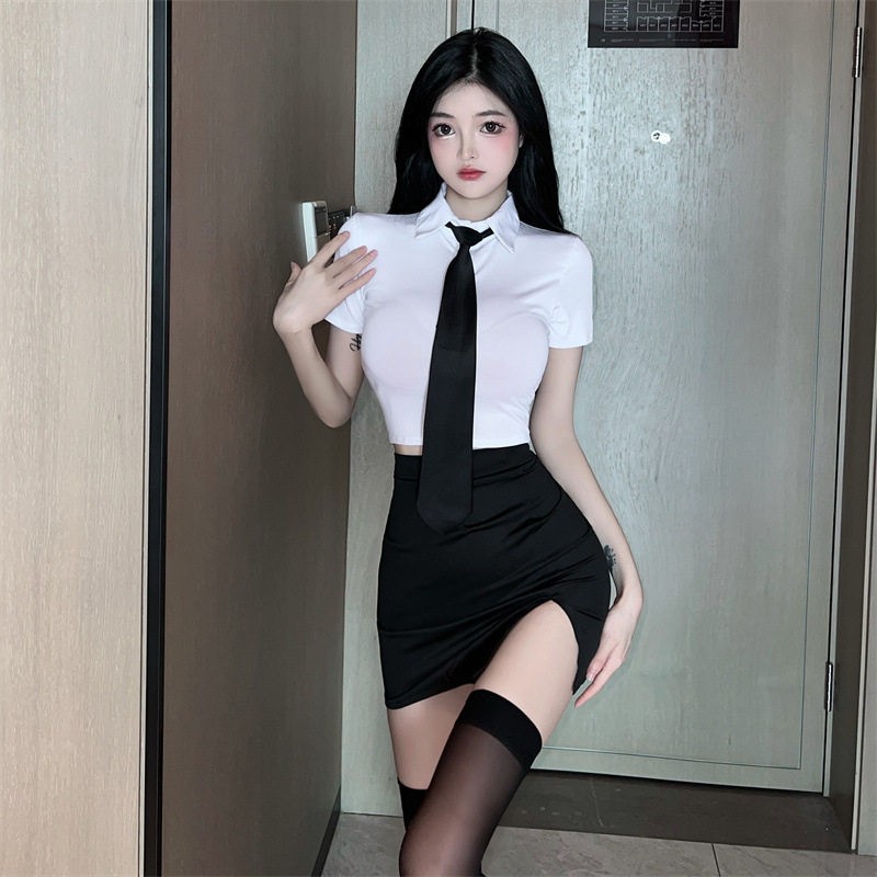 性感cosplay纯欲OL办公室秘书装半透教师装夜场情趣制服御姐套装