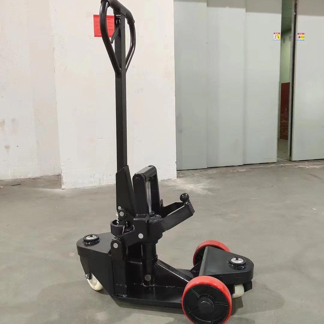 非标搬运车手动液压托架牵引车A字架搬运车托顶车印染炮台车厂家