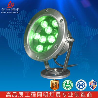 直不销LED水底灯DM2X51全彩泳池BH-SDD-0水下灯264W3w绣钢喷泉灯