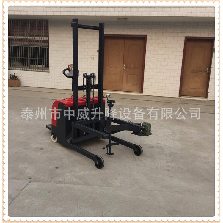 供应50kg叉1电PXE.6米电动升高动0翻转电动抱夹圆桶车 机械式油桶