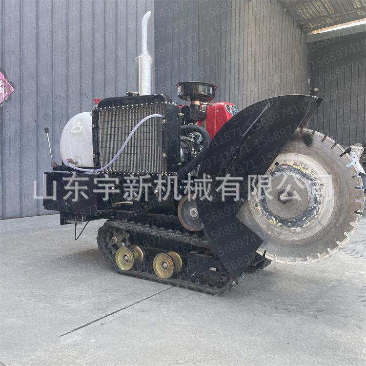 全自动行走履带式马路切割机大型柴油水冷路面混凝土 切缝开槽机