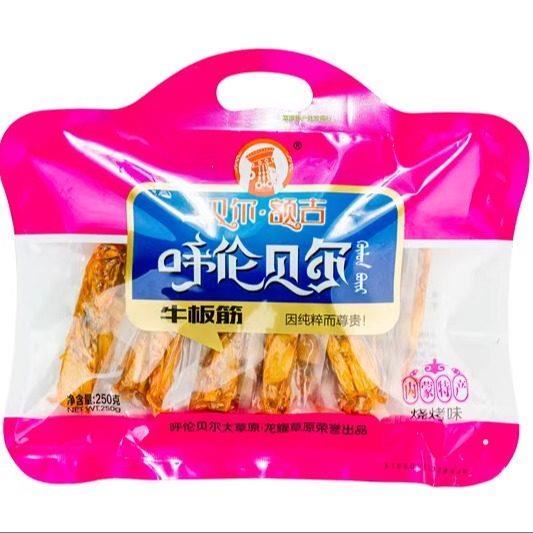 烧烤味牛板筋呼伦贝尔香辣味贝尔额吉内蒙古休闲零食250g