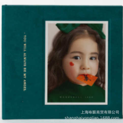 手工制作儿童成长记录摆台挂墙画框儿童皮革相册封面影楼后期画册