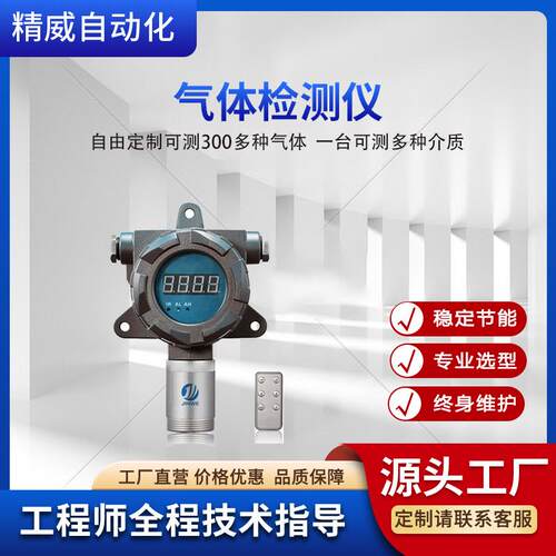 高精度甲烷检测仪壁挂式气体检测仪防爆防尘带数据显示