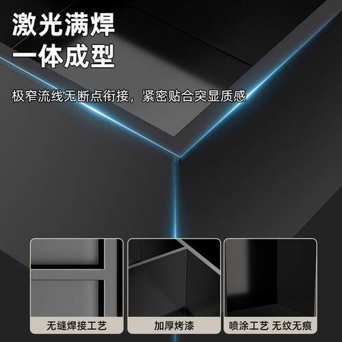 欧束美 防水分层隔板304不锈钢壁龛嵌入式柜浴室收纳卫生间置物架