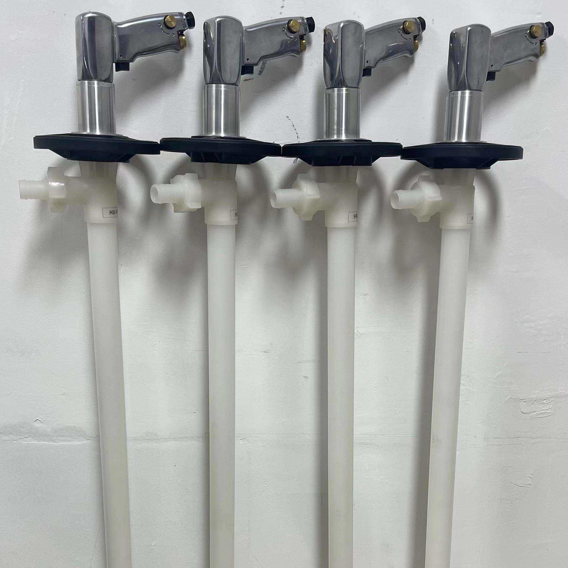耐酸化工油桶泵HP-A2+PPHT-700气动插桶泵防爆手提式抽液泵