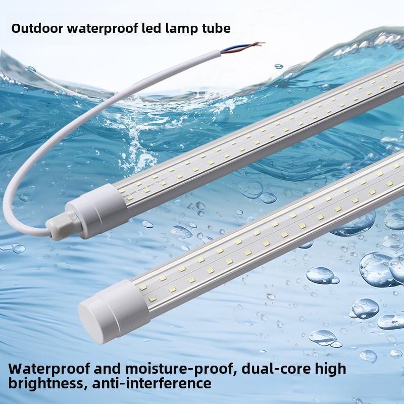 超亮LED防水灯管直流12V24V36V220V渔船抗干扰养殖场户外防雨灯管