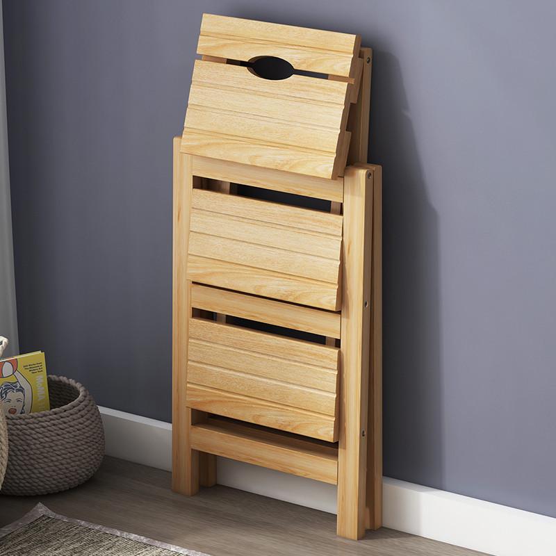 梯椅家用实木免安装梯凳折叠台阶脚踏四步登高梯子多功能两用凳子