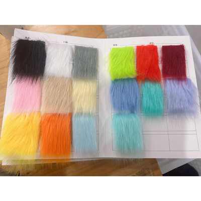 厂家现货供应4cm狐狸毛落水毛滚束毛等各类长毛绒面料